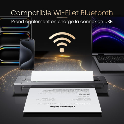 Air Printer - Compatible Wi-Fi et Bluetooth